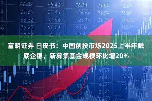 富明证券 白皮书：中国创投市场2025上半年触底企稳，新募集基金规模环比增20%